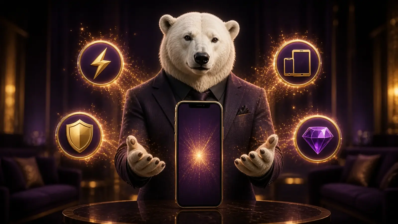 Funktionen und Vorteile der Bizzo Casino App mit Eisbären-Maskottchen