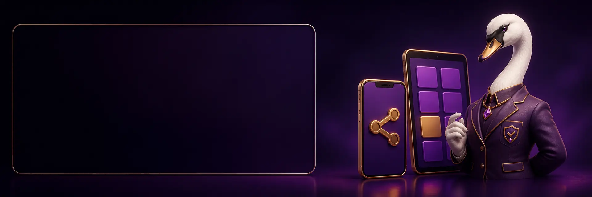Bizzo Casino App auf iOS mit Schwan-Maskottchen einrichten