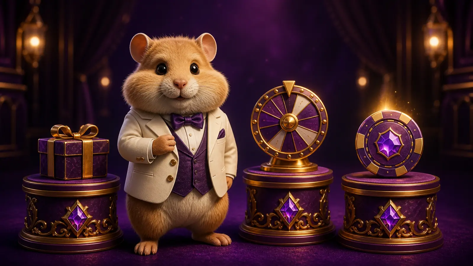 Willkommensbonus mit Hamster-Maskottchen